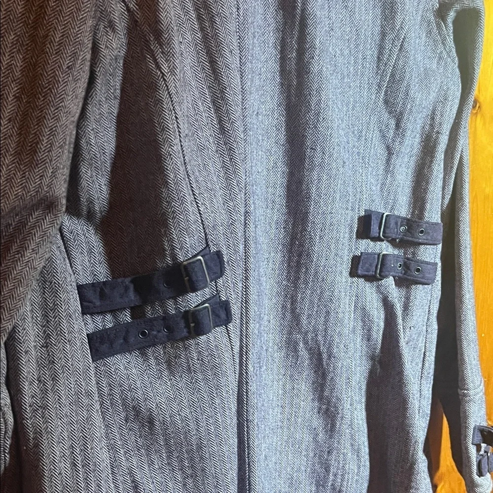 Columbia Purple Gray Chevron Double-Breasted Utility Jacket - Picture 6 of 7